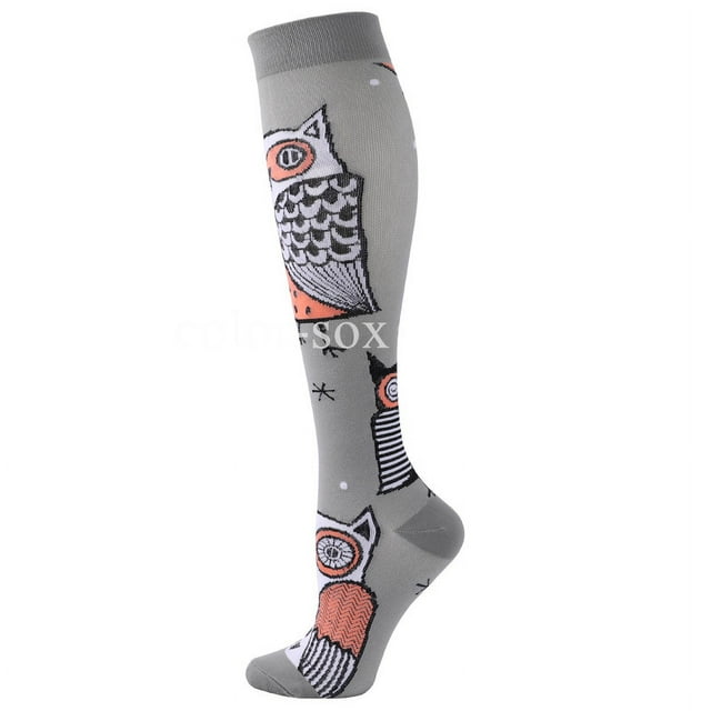 Nouvelles Chaussettes de Compression Panda Mignonnes Chaussettes Animaux Hommes Femmes Chaussettes de Compression pour Course, Médical, Œdème, Diabète, Varices