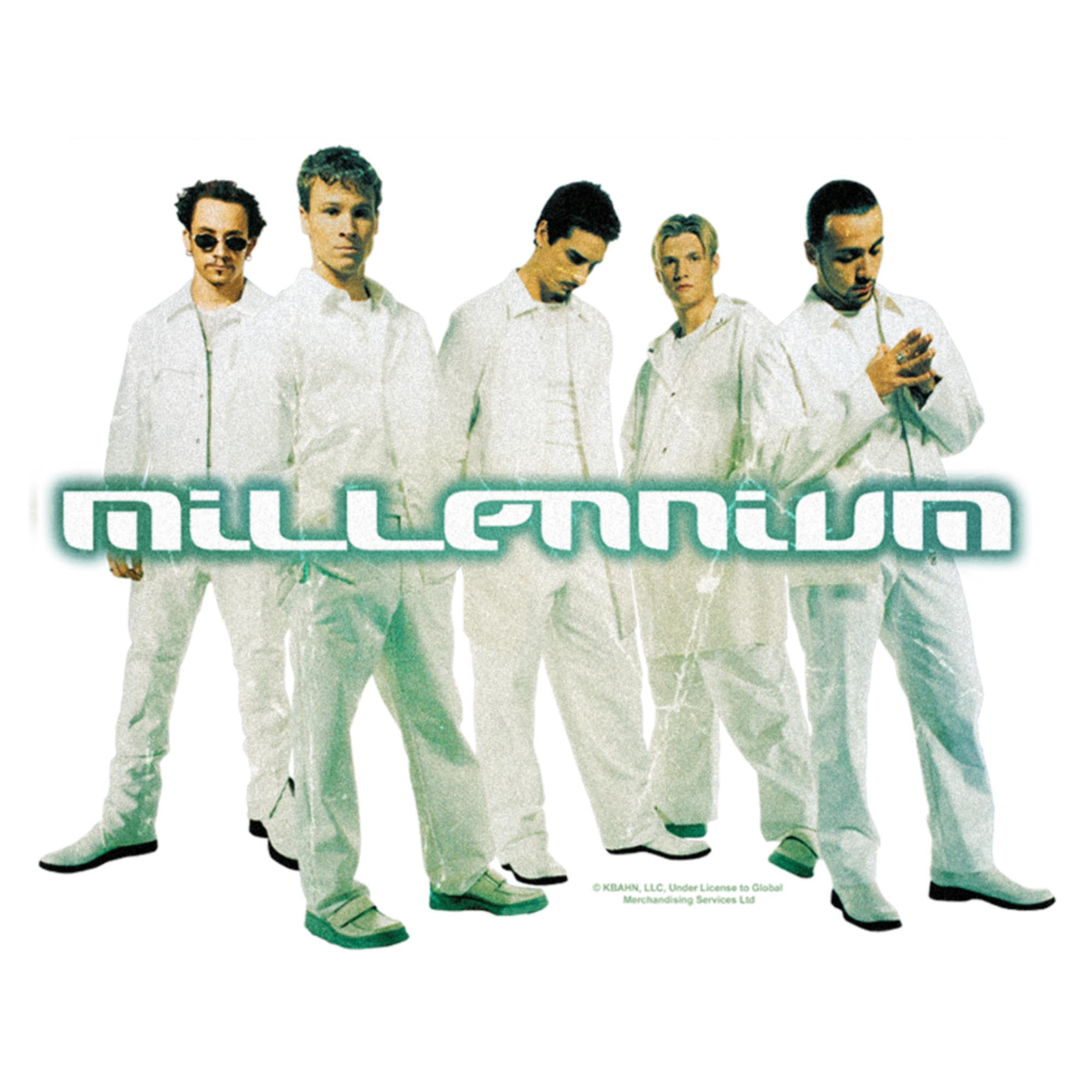 Men's Backstreet Boys Millennium Album Cover Graphic T-Shirt