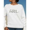 thumbnail image 2 of Be In Balance.  Sweatshirt Women -Image by Shutterstock, Female Medium, 2 of 4