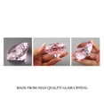 thumbnail image 4 of Zoogamo 4 / 100 mm Light Pink Diamond Shaped Glass Crystal Paperweight  Home Office Decor & Valentine's Day Gift Wedding Favors Centerpieces Decoration with Gift Box, 4 of 6
