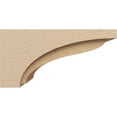 thumbnail image 3 of 11"W x 22"D x 11"H Wide Helena Rough Cedar Woodgrain TimberThane Corbel, Primed Tan, 3 of 6