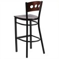 thumbnail image 3 of Flash Furniture Hercules 29.75" Bar Stool in Walnut, 3 of 4