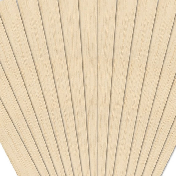 Midwest Products Balsa Wood Strips - 15 Pieces, 3/16'' x 3/8'' x 36''