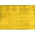 thumbnail image 1 of Ahgly Company Indoor Rectangle Persian Yellow Traditional Area Rugs, 8' x 12', 1 of 4