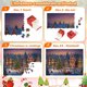 thumbnail image 4 of Calendario de Adviento de 24 Días con Rompecabezas de Cuenta Regresiva para Navidad 2025 | 1008 Piezas Diarias con 42 Secciones | Tema Del Taller de Papá Noel | Actividad Navideña Divertida para Toda, 4 of 6