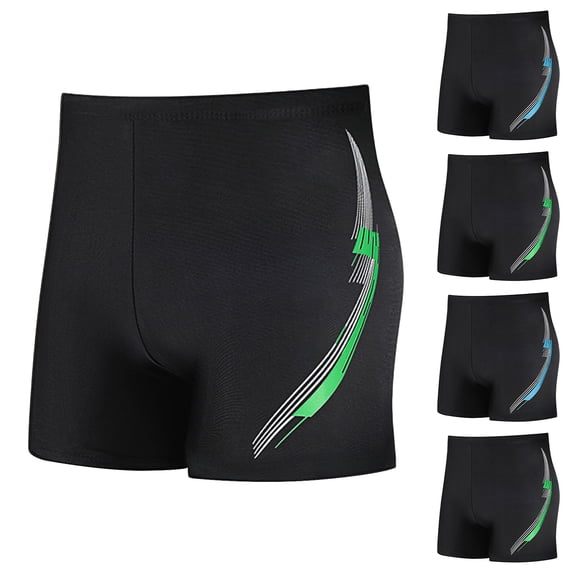 QATAINLAV Men's Athletic Swim Jammers Quick Dry Beach Swim Shorts Square Leg Swim Briefs Swimming Shorts Competitive Swimwear Surfing