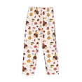 thumbnail image 6 of Balery Autumn Maple Leaf with Hedgehog print Men's Pajama Pants,Ultra Lightweight Pjs,Lounge Pant-, 6 of 9