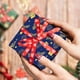 thumbnail image 5 of Papel de regalo para Navidad (paquete de 3) | Hojas decorativas de 70 x 50 cm | Patrones festivos en negro, verde, rojo, morado y azul marino | Papel duradero de 80 g para regalos, manualidades,, 5 of 6