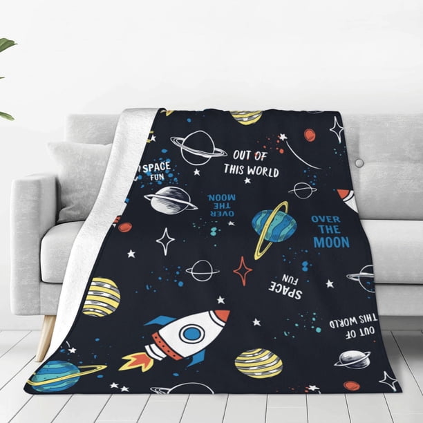 Balery Space Manta de Felpa Suave y Acogedora – Cobija de Franela Aterciopelada para Cama, Lavable y Cálida para Sofá, Mascotas, Transpirable-60"x50"