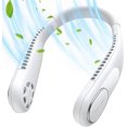 thumbnail image 1 of Portable Neck Fan Bladeless Personal Fan 5000mAh Rechargeable Battery Operated Wearable Small Fan,360 Cooling Airflow, 3 Speed Neck Cooler for Women M, 1 of 4