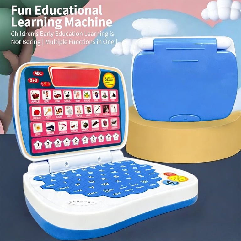 Learning Laptop Toy, Interactive Educational Computer for English