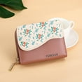 thumbnail image 2 of IELGY zipper Korean style small floral ladies short wallet, 2 of 2