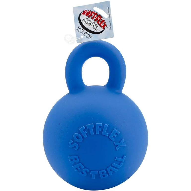 Hueter Toledo Soft Flex Gripper Ball Dog Toy Blue 7 x 7 x 7.9