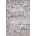 thumbnail image 1 of Unique Loom Portland Medallion Tone-on-Tone Rug 4' x 6' Rectangle Ivory/Gray, 1 of 1