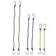thumbnail image 1 of 2x 6x Cordón Correas elásticas para equipaje Ganchos para cuerda elástica Camping Senderismo Cola Correa elástica para equipaje, 1 of 8