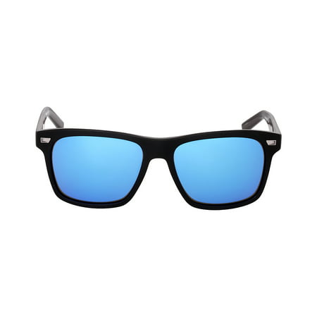 Costa Aransas Acetate Frame Blue Mirror Glass Lens Unisex Sunglasses ARA11OBMGLP