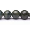 Round - Shaped Black-Green Jade Beads Semi Precious Gemstones Size: 12x12mm Crystal Energy Stone Healing Power for Jewelry Making