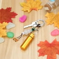 thumbnail image 3 of Waterproof Pill Shaped Aluminum Alloy Pill Drug Bottle Holder Container Keychain, 3 of 9
