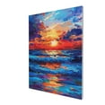 thumbnail image 3 of 12x16 inch Oil Paintings On Canvas The Sea And Sunset,Home Decor Bathroom Accessory,Charm Sea And Sunset Modern Art Poster Prints,Gifts For Landscape Enthusiasts,For Cafes,Bar,Lounge,Man Cave, 3 of 6