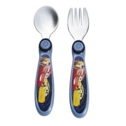 Disney Pixar Cars 3 Easy Grasp Fork & Spoon Toddler Flatware 9m+