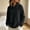 Black#04, variant on Fleece Hoodies for Women Long Sleeve Fuzzy Fluffy Plush Hoodie Women's Fall Winter Solid Loose Cozy Thick Thermal Pullover Top