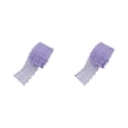 thumbnail image 3 of Bearachild Hermosos diseños con cinta de encaje blanco: tela multifuncional y ampliamente utilizada que se siente cómoda violeta claro morado claro 2Conjunto, 3 of 6