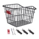 thumbnail image 5 of Cesta trasera para bicicleta, cesta para portaequipajes de bicicleta de alambre de hierro, portaequipajes portátil para bicicleta, cesta para biciclet Negro sin tapa, 5 of 9