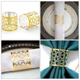thumbnail image 3 of unbranded 50Ud Decorativos Dorados Para Servilletas De Reutilizables En Eventos, 3 of 8
