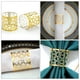 thumbnail image 4 of 50 anillos para servilletas de papel, hebillas compactas para servilletas, decoraciones decorativas para anillos de servilletas., 4 of 6
