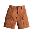thumbnail image 3 of Figura de acción Pantalones cortos Vestir Coleccionable Casual Miniatura Ropa Atuendo Marrón, 3 of 9