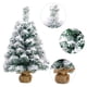 thumbnail image 3 of Mini árboles de Navidad de 24 pulgadas, adornos artificiales para árbol de Navidad de mesa, mesa de comedor, escritorio, decoraciones navideñas para el hogar, 3 of 5