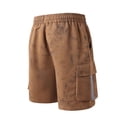 thumbnail image 5 of Zylanna Men's Cargo Shorts with Multi-Pocket, Breathable Relaxed Fit Elastic Waist Casual Outdoor Hiking Shorts for Men Brown, 5 of 6