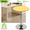 Yellow, variant on PetFurnish Bistro Pub Bar Table - 360-Degree Swivel Round Table with Adjustable Height, Wooden Tabletop for Kitchen, Dining Nook, Small Space, Café & Home Bar, Sturdy Metal Base-Yellow