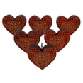 thumbnail image 1 of IBA Indianbeautifulart Boutons Rouges Gravés Poignées de Porte d'Armoire en Bois Lot de 10, 1 of 3