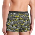 thumbnail image 3 of KLL Modern Yellow Excavator Men's Cotton Boxer Briefs Underwear-Small, 3 of 8