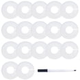thumbnail image 4 of CIMAXIC 31Pcs White Round Clothing Dividers for Racks Home Use and Store Use 3.54X3.54X0.08in, 4 of 8