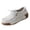 Gray, variant on IEMIEMIEM Women’s Canvas Loafers Breathable Lace-Up Platform Casual Soft Comfort Walking Shoes Lightweight Non Slip Wedge Sneakers for Daily Outdoor Travel Work All Day Standing Wear Brown 6.5 Wide