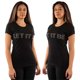 thumbnail image 2 of The Beatles - Camiseta Let It Be Adornado para Adultos Unisex (Negro), 2 of 3