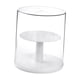 thumbnail image 4 of Caja de almacenamiento con soporte para exhibición de figuras, transparente, de doble capa, giratoria blanco, 4 of 9