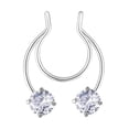 thumbnail image 1 of Stainless Steel Body Jewelry Non Clip on Ears Nose Hoop Unisex, 1 of 7