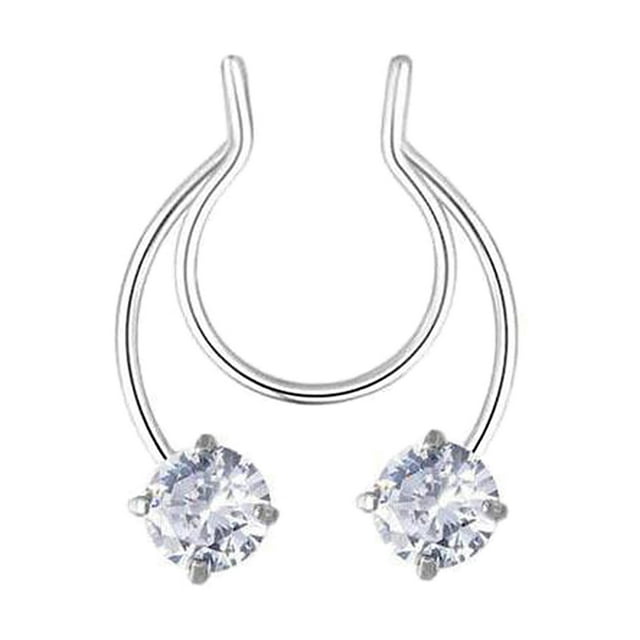 Stainless Steel Body Jewelry Non Clip on Ears Nose Hoop Unisex