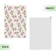 thumbnail image 2 of Easygdp Tulips Flowers Golf Towel 24x16in for Men and Women with Carabiner Clip for Easy Attachment, 2 of 8