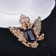 thumbnail image 5 of Broche de solapa para hombre, estilo moderno, con forma de animal Dorado + negro, 5 of 8