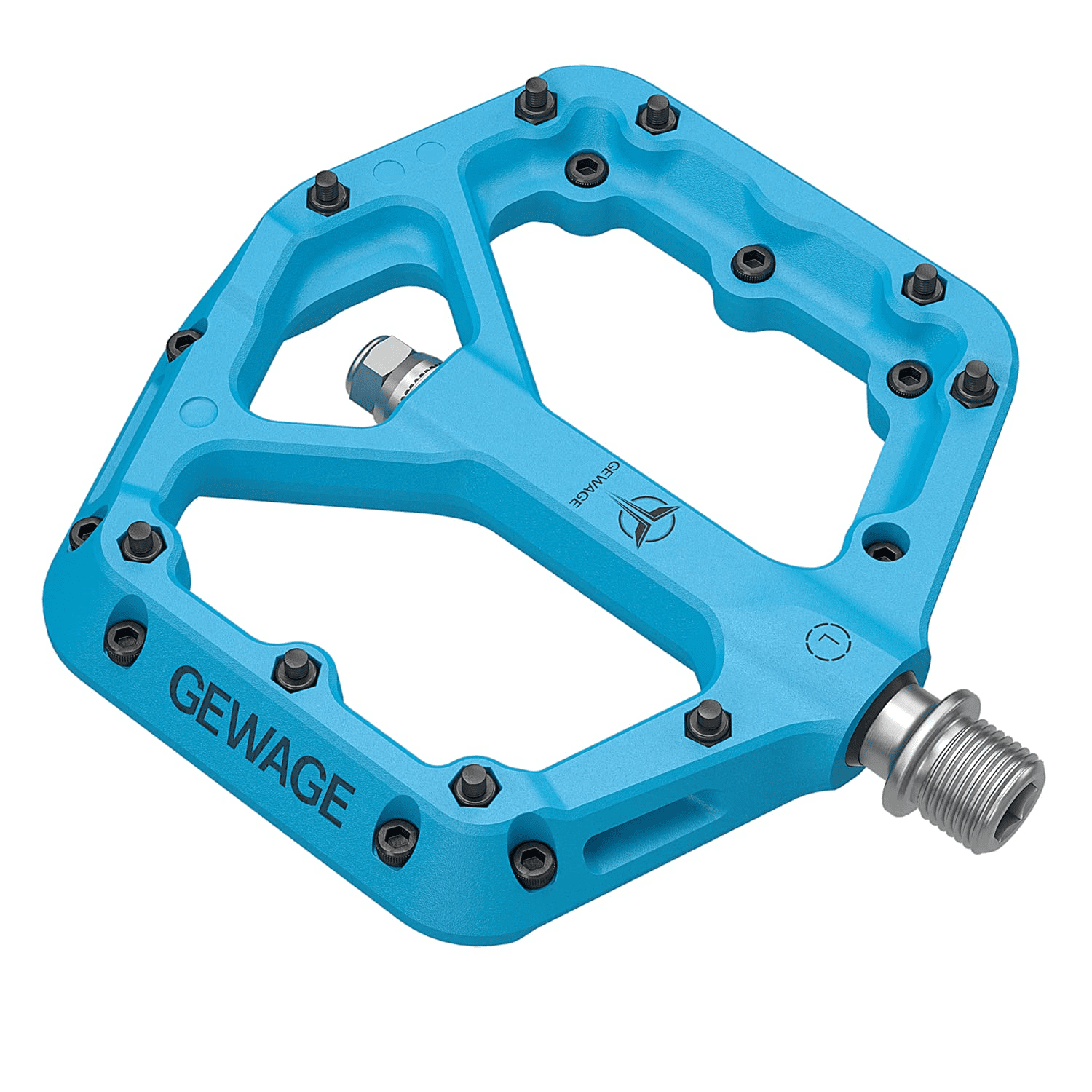 Mountain Bike Pedals 9/16" Nylon Fiber Bicycle Flat Pedals Bicycle