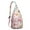 Pink-23, variant on Mushroom Sling Backpack – Fairycore Cottagecore Crossbody Bag with Vintage Fungi Print, Psychedelic Boho Daypack for Witchy Aesthetic, Hiking, and Everyday Magic