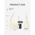 thumbnail image 2 of Bolso de hombro WESTBRONCO Small Puffer Crescent Nylon para mujer, 2 of 6