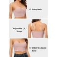 thumbnail image 5 of Women's Cotton Cropped Camisole Adjustable Straps Undershirts Built in Bra, 5 of 6