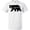 AA-White, variant on Inktastic California Black Bear Silhouette T-Shirt