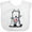 AA-White, variant on Inktastic Canada Day Westie Boys or Girls Baby Bib