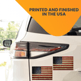 thumbnail image 3 of Magnet Me Up Weathered American Flag Vinyl Magnet Decal, 4x6 In, 2 PK, Red, White and Blue, 3 of 7